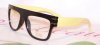 Women's Fashion Sunglasses - Square - Clear/Yellow