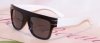 Women's Fashion Sunglasses - Square - Black/White