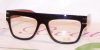 Women's Fashion Sunglasses - Square - Clear/Red